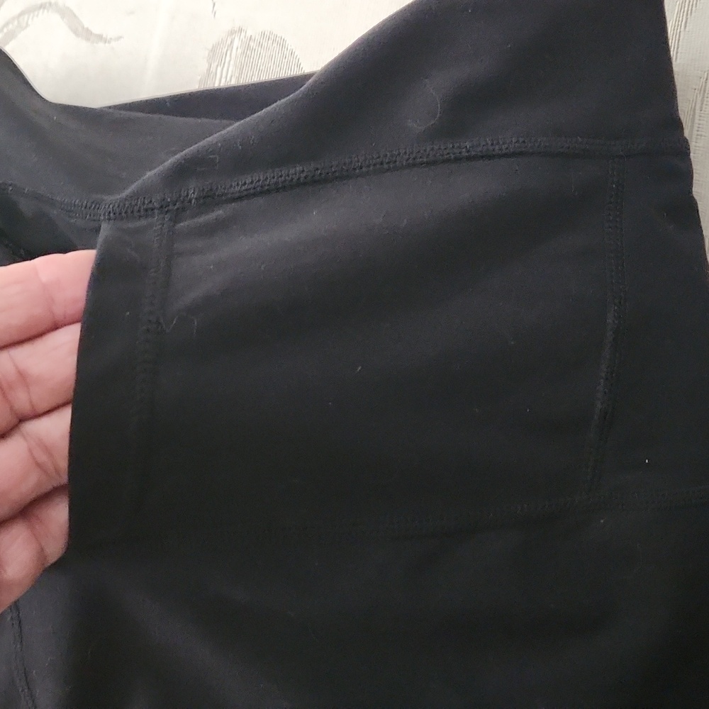 Yogalicious Lux Leggings with pockets Black Sz M - Picture 9 of 9